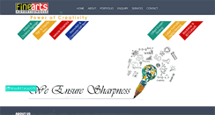 Desktop Screenshot of fineartsadv.com